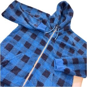 Chubbies The Lumberjack of‎ All Trades Romper Mens XL Buffalo Plaid Sherpa